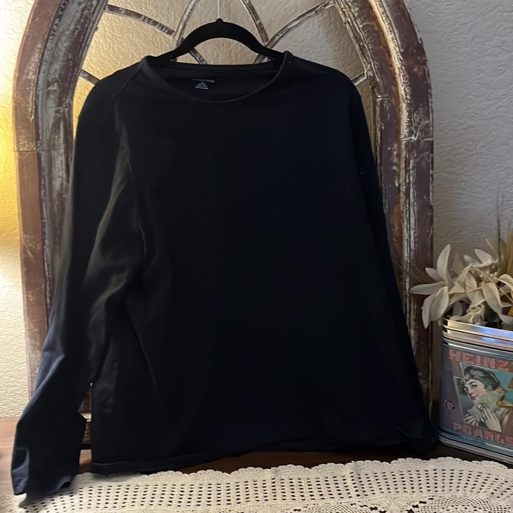 Lands End Function Top ,Size Black , Size 1X